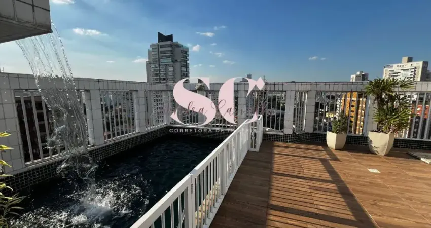 Cobertura Triplex 380 m² de Sofisticação, Vista Livre e Piscina na Ponta da Praia – Santos/SP