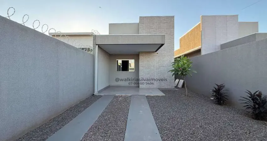 Casa com 2 dormitórios à venda, 89 m² por r$ 360.000,00 - bela laguna - campo grande/ms