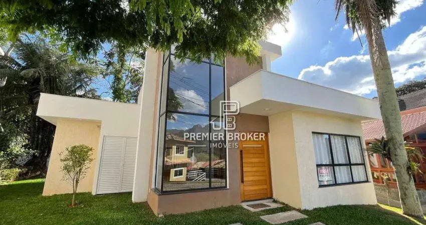 Casa com 3 dormitórios à venda, 121 m² por R$ 840.000,00 - Vargem Grande - Teresópolis/RJ