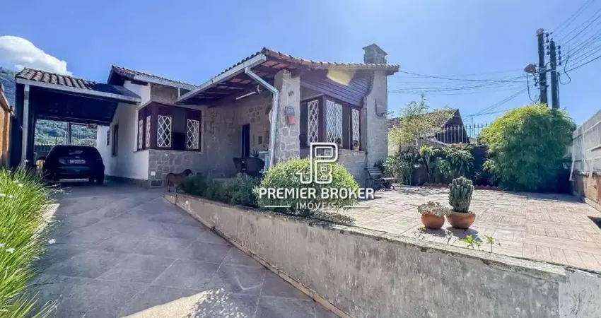 Casa com 4 dormitórios à venda, 185 m² por r$ 950.000,00 - jardim cascata - teresópolis/rj