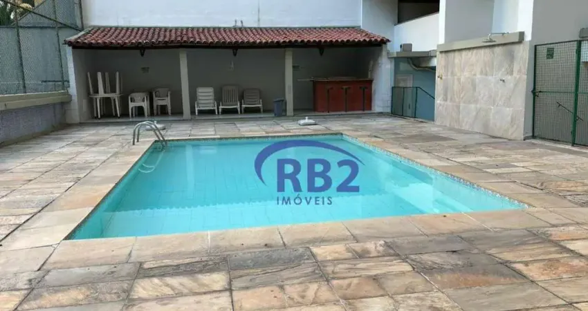Apartamento de 1 quarto em prédio com piscina e quadrapoliesportiva