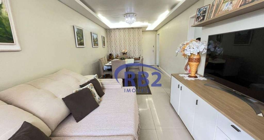 Apartamento com 2 quartos sendo 1 suíte com closet e 1 vaga à venda, 85 m² por R$ 730.000 - Icaraí - Niterói/RJ