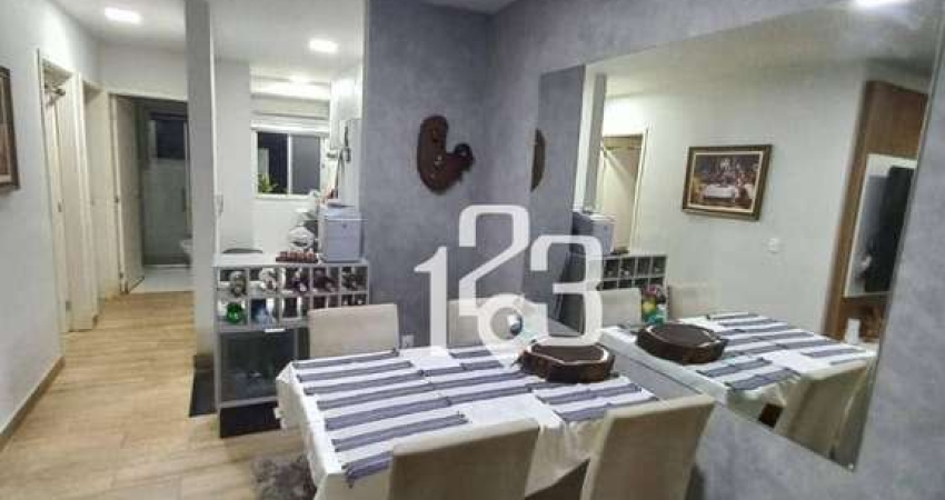 Apartamento com 2 dormitórios, 55 m² - venda por R$ 380.000,00 ou aluguel por R$ 3.000,00/mês - Residencial das Ilhas - Bragança Paulista/SP