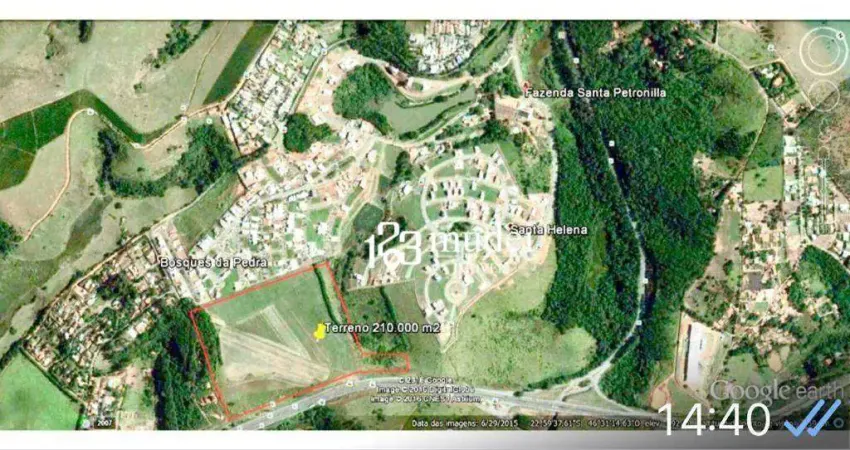 Área à venda, 210000 m² por R$ 37.800.000,00 - Lagos de Santa Helena - Bragança Paulista/SP