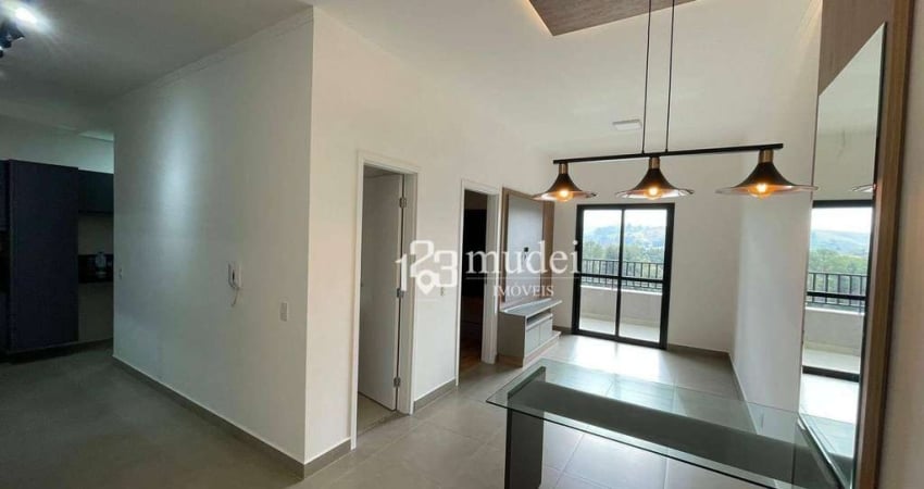 Apartamento com 1 dormitório mobiliado para alugar, 54 m² por R$ 4.200/mês - Jardim Do Sul - Bragança Paulista/SP