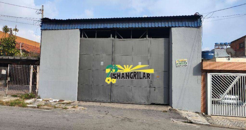 Galpão para alugar, 300 m² por R$ 8.337,94/mês - Vila São José - Diadema/SP
