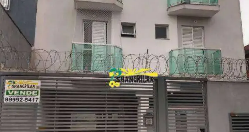 Cobertura com 2 dormitórios à venda, 110 m² por r$ 380.000,00 - vila luzita - santo andré/sp