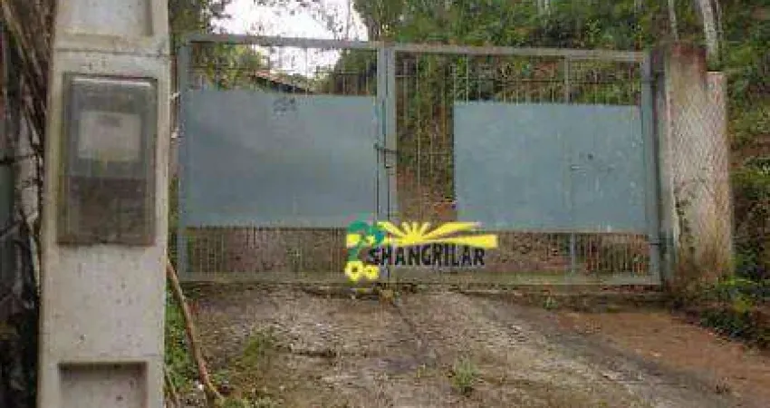 Sítio com 3 casas à venda, 6346 m² por r$ 450.000 - clube dos oficiais - suzano/sp