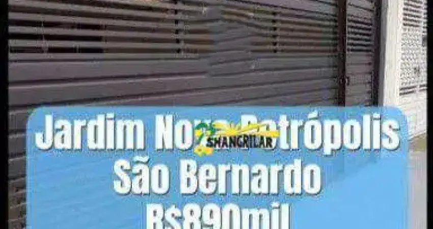 Sobrado com 3 dormitórios à venda, 181 m² por r$ 890.000 - jardim nova petrópolis - são bernardo do campo/sp