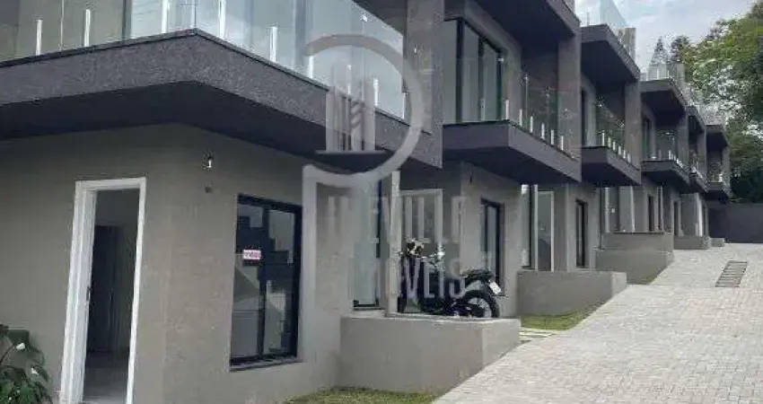 Sobrados novos, em condominio fechado. Projeto moderno e integrado.