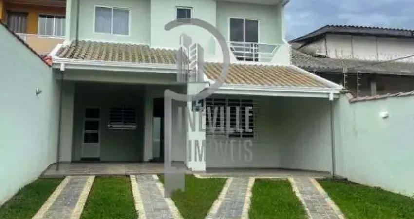 Charmoso sobrado com 3 dormitorios, proximo ao bosque bordignon, pinhais