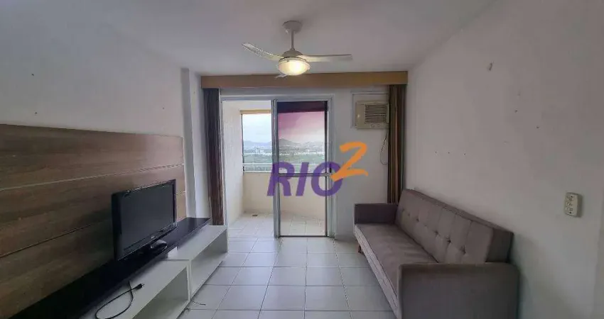 Apartamento com 1 dormitório para alugar, 42 m² por R$ 3.021,00/mês - Barra da Tijuca - Rio de Janeiro/RJ