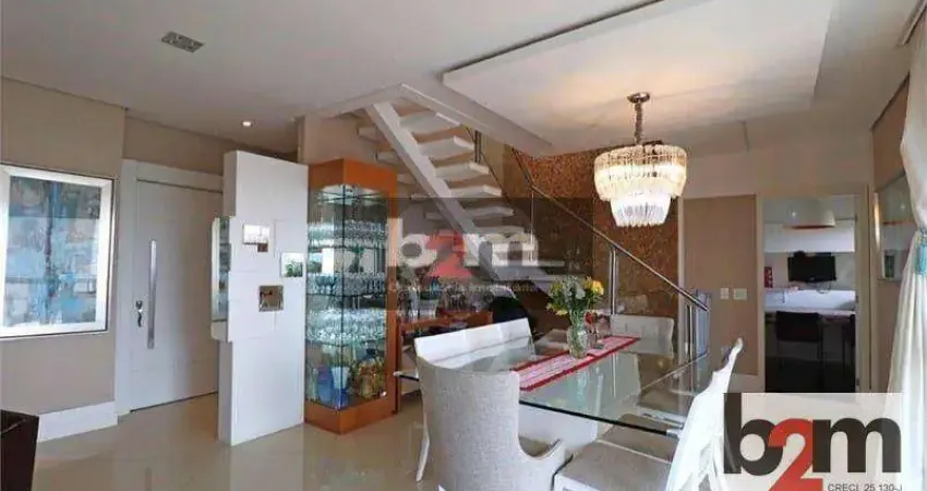 Cobertura com 4 dorms sendo 2 suítes com salão gourmet ,piscina 350 m² - venda por r$ 3.750.000 ou aluguel por r$ 21.000/mês - vila são francisco