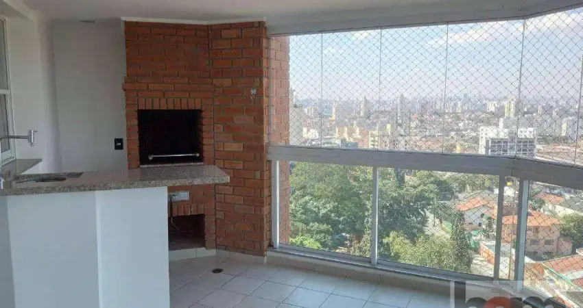 Apartamento com 3 suítes e 3 vagas com terraço gourmetà venda, 180 m² por r$ 2.100.000 -