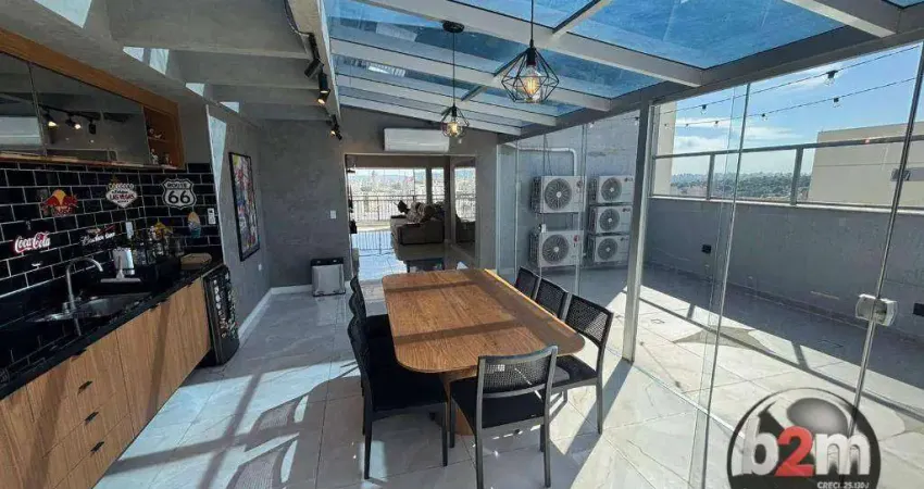 Cobertura com 3 dormitórios à venda, 140 m² por r$ 1.480.000,00 - vila são francisco - são paulo/sp