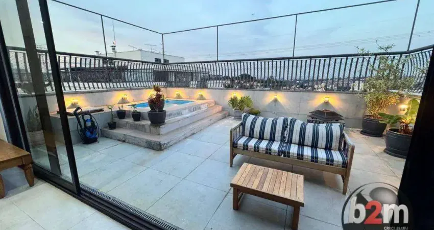 Cobertura com 2 dormitórios à venda, 167 m² por r$ 1.500.000,00 - cidade são francisco - são paulo/sp