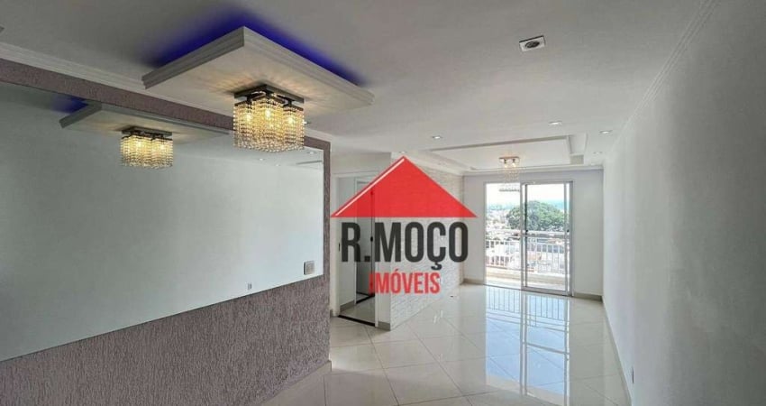 Apartamento com 2 dormitórios sendo 1 suíte e 1 vaga à venda, 59 m² por R$ 390.000 - Jardim Três Marias - São Paulo/SP
