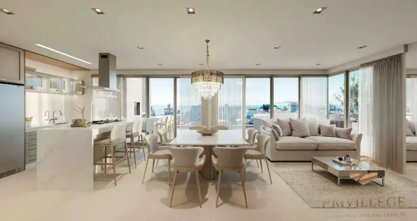 Lançamento: cobertura de 3 suítes com terraço e vista para o mar – praia de palmas.