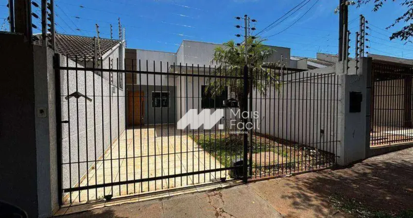 Casa com 3 dormitórios para alugar, 100 m² por r$ 1.560,00/mês - jardim paris vi - maringá/pr