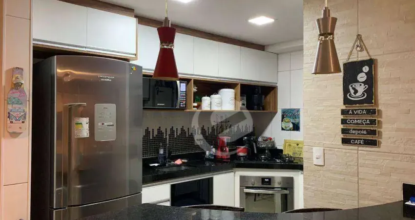 Apartamento à venda, 67 m² por R$ 460.000,00 - Vila Valparaíso - Santo André/SP