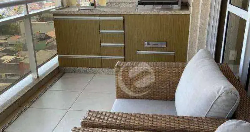 Apartamento com 3 dormitórios para alugar, 128 m² por R$ 6.500,00/mês - Centro - Santo André/SP