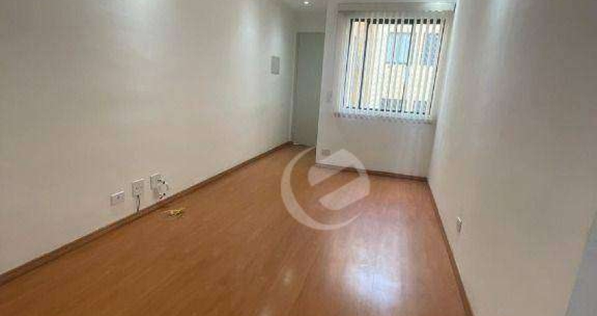 Apartamento com 2 dormitórios para alugar, 57 m² por R$ 2.143,00/mês - Vila Scarpelli - Santo André/SP