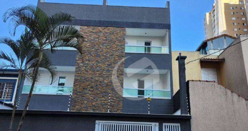 Cobertura à venda, 163 m² por R$ 850.000,00 - Campestre - Santo André/SP