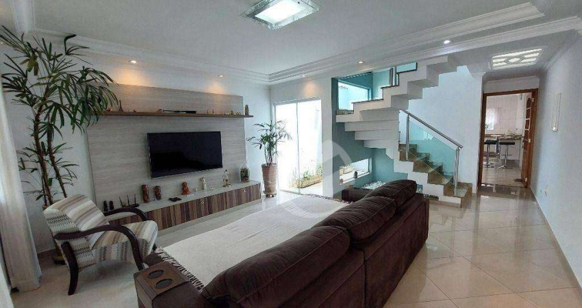 Sobrado à venda, 179 m² por R$ 880.000,00 - Vila Scarpelli - Santo André/SP