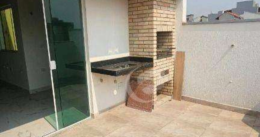 Cobertura à venda, 94 m² por R$ 480.000,00 - Vila Curuçá - Santo André/SP