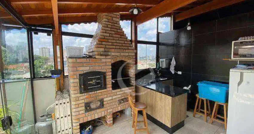 Cobertura com 2 dormitórios à venda, 90 m² por R$ 480.000,00 - Vila Scarpelli - Santo André/SP