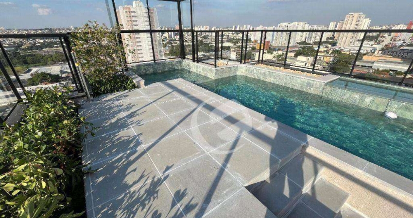 Apartamento, 53 m² - venda por R$ 455.000,00 ou aluguel por R$ 3.290,00/mês - Campestre - Santo André/SP