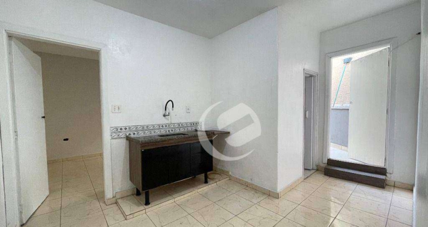 Apartamento com 1 dormitório para alugar, 50 m² por R$ 1.000,00/mês - Parque Bandeirante - Santo André/SP