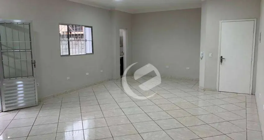 Sala para alugar, 55 m² por R$ 1.550/mês - Vila Valparaíso - Santo André/SP