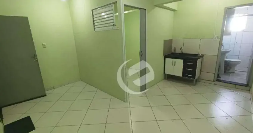 Kitnet com 1 dormitório para alugar, 20 m² por R$ 1.000,00/mês - Paraíso - Santo André/SP