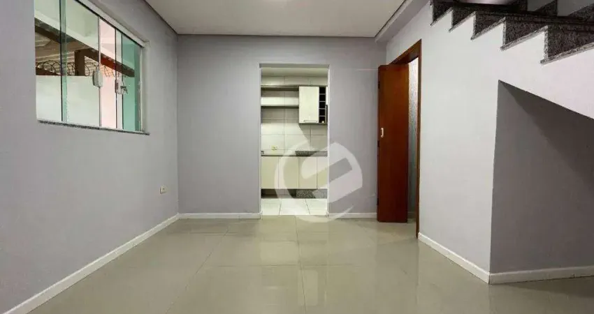 Sobrado com 2 dormitórios à venda, 63 m² por r$ 360.000,00 - vila valparaíso - santo andré/sp