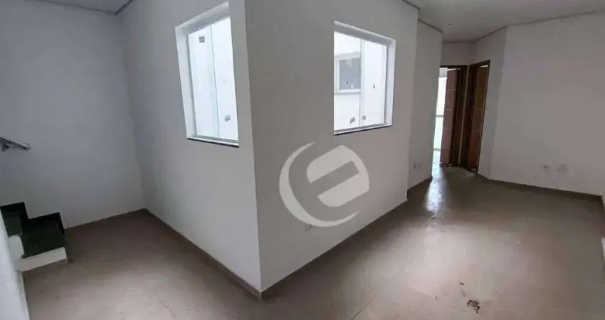 Cobertura com 2 dormitórios à venda, 86 m² por r$ 390.000,00 - vila linda - santo andré/sp