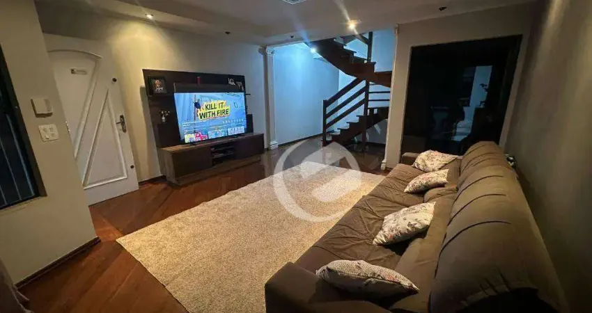 Sobrado, 190 m² - venda por r$ 910.000,00 ou aluguel por r$ 5.637,36/mês - parque das nações - santo andré/sp