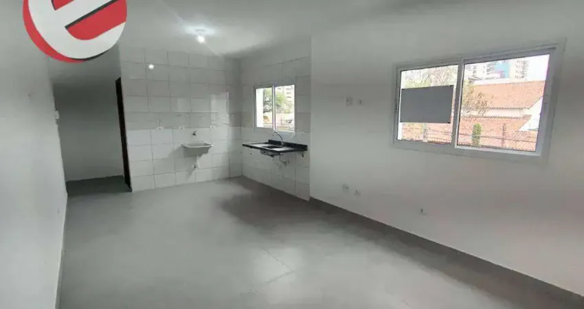 Kitnet com 1 dormitório para alugar, 30 m² por r$ 1.500,00/mês - vila gilda - santo andré/sp