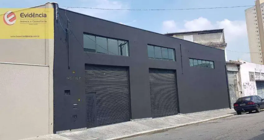 Galpão, 660 m² - venda por r$ 3.500.000,00 ou aluguel por r$ 21.500,00/mês - casa branca - santo andré/sp