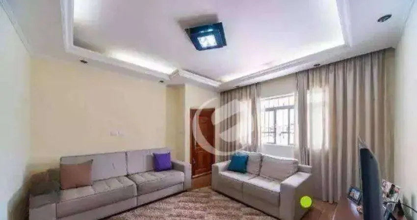 Sobrado com 3 dormitórios para alugar, 223 m² por r$ 2.990/mês - vila valparaíso - santo andré/sp