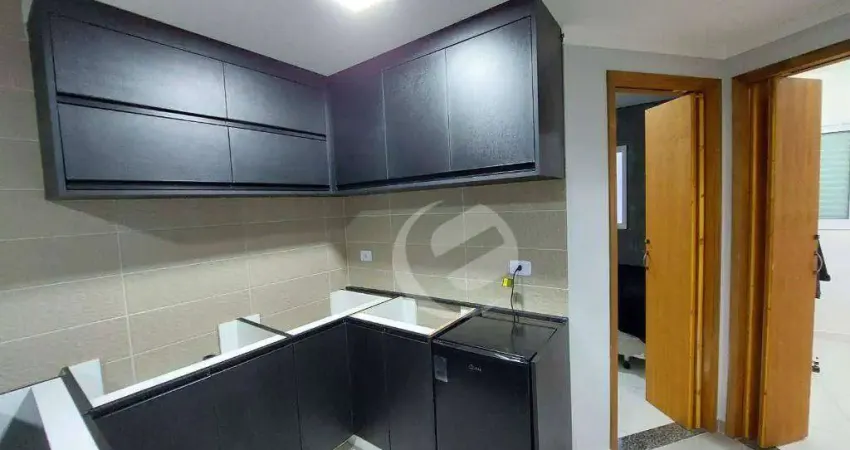 Cobertura com 2 dormitórios à venda, 94 m² por r$ 450.000,00 - vila scarpelli - santo andré/sp