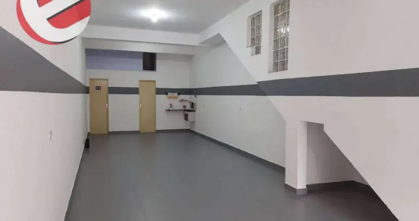 Salão para alugar, 75 m² por r$ 2.088,16/mês - taboão - diadema/sp