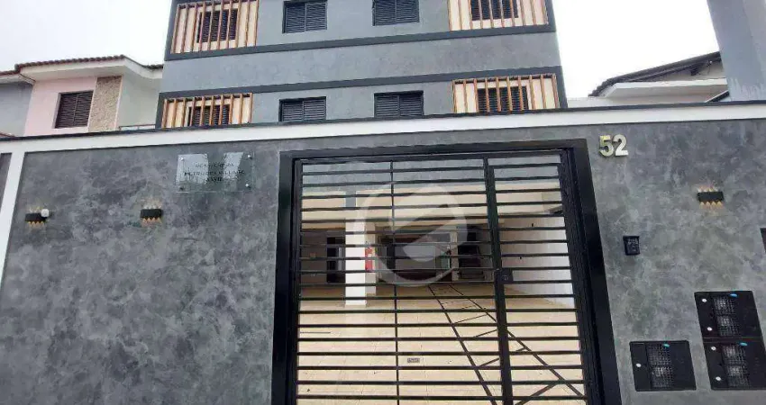 Apartamento com 2 dormitórios para alugar, 42 m² por r$ 2.060,00/mês - jardim jamaica - santo andré/sp