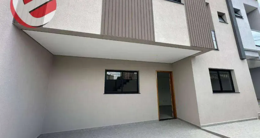 Sobrado com 3 dormitórios à venda, 106 m² por r$ 850.000,00 - vila scarpelli - santo andré/sp