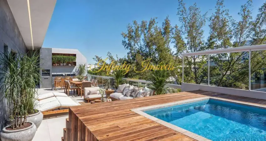 Residencial ondara cobertura linear frontal 3 suítes no recreio