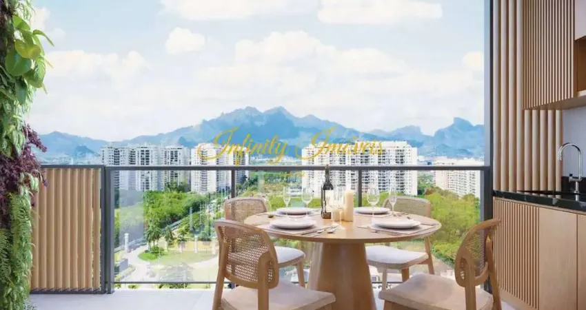 Jardim da barra apartamento 2 quartos com suíte na barra olímpica