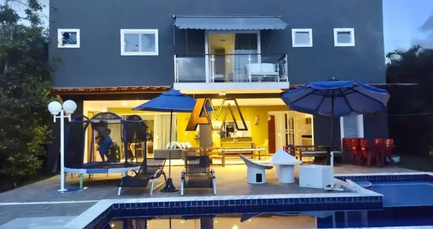 Casa em condomínio fechado com 5 quartos à venda na rua dos lençois, 00, Itacimirim, Camaçari
