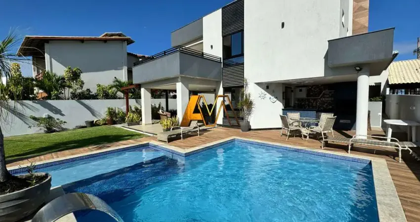 Casa em condomínio fechado com 5 quartos à venda na Rua Alameda Humaitá, 235, Guarajuba, Camaçari