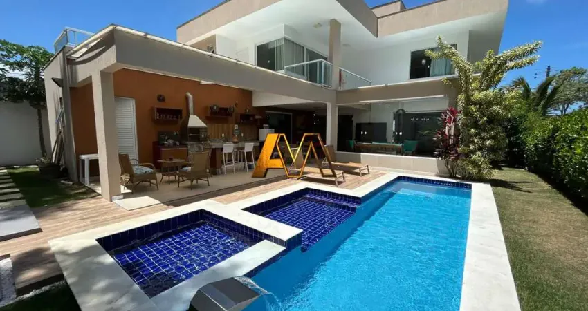 Casa em condomínio fechado com 5 quartos à venda na Rua Caraíva, S/N, Alphaville (Abrantes), Camaçari