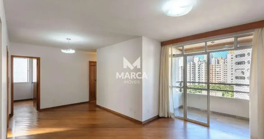 Apartamento para aluguel, 3 quartos, 1 suíte, 2 vagas, lourdes - belo horizonte/mg